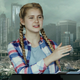 Illustration for article titled Critics In 2030s Ask Why Teen Climate Activist Isn’t In Abandoned School Bailing Water And Shooting Enemy Foragers